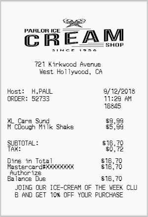Itemized Receipt of Payment with Logo – Need Receipt